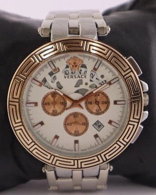 Reloj pulsera informal Armani para hombre con bisel giratorio esfera blanca 'fecha' todo trabajo para hombre Foto 1 de 4