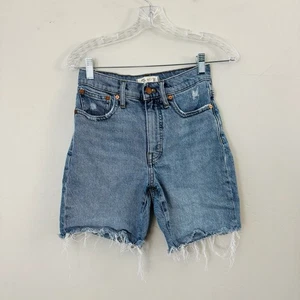 Madewell High Rise Denim mittellange Shorts Damengröße 24 - Bild 1 von 9