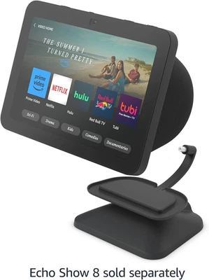 Echo Show 8 (3Rd Gen) Adjustable Stand with USB-C Charging Port | Charcoal - Image 1 of 4