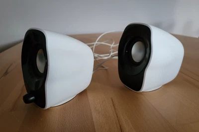 Logitech Z120 PC-Lautsprecher 1.2W - Weiß/Schwarz - Bild 1 von 4