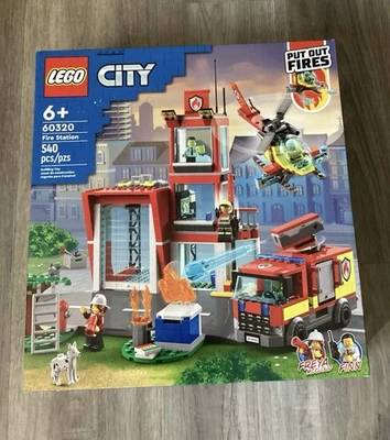 LEGO CITY: Fire Station 60320 NEW in Box - Image 1 of 4