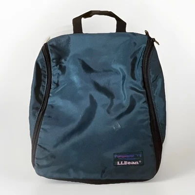 Vintage LL Bean Hanging Toiletry Bag Green Traveler Camping Travel Carry-On - Image 1 of 4