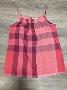 Girls Burberry Plaid Tank Top Size 12 - Picture 1 of 3