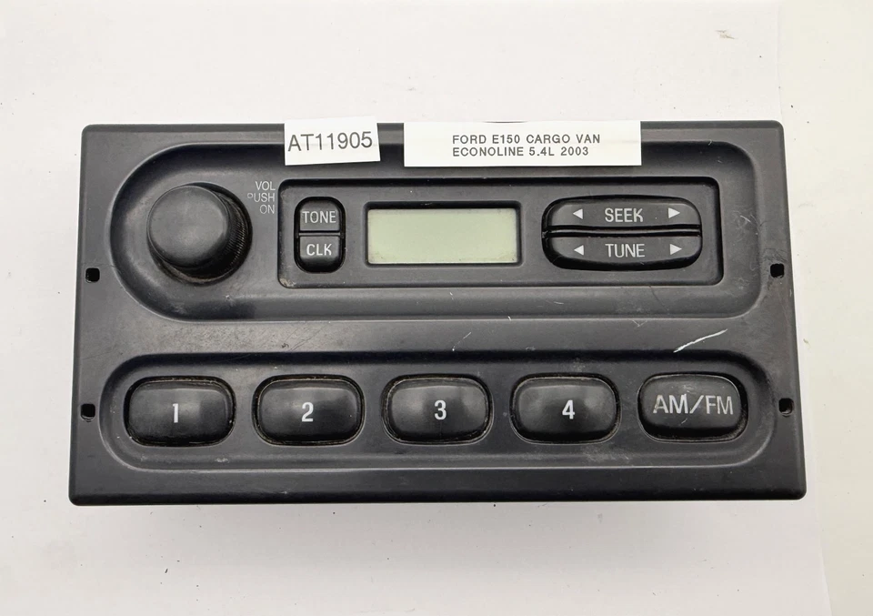OEM 99-05 Ford E150 E250 E350 Econoline AM FM Radio Receiver Stereo Audio Player - Image 1 of 4