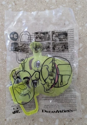 Burger King brinquedo de refeição infantil Dreamworks Shrek bolsa de pelúcia clipe 2024 novo na embalagem - Imagem 1 de 2