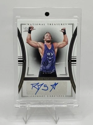 2024 Panini National Treasures WWE ROB VAN DAM Legendary Signatures Auto #24/99 - Image 1 of 2