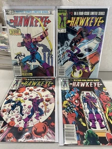 Hawkeye #1 2 3 4 Marvel 1983 Avengers Mini Series Comic Book Set 1-4 Complete - Picture 1 of 5