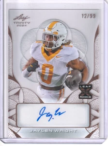 2024 Leaf Trinity Jaylen Wright XRC Auto /99 Bronze Acetate #CA-JW1 - Bild 1 von 2