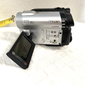 Sony Handycam DVD Camcorder DCR-DVD610 untested Battery parts no charge cord - Picture 1 of 14