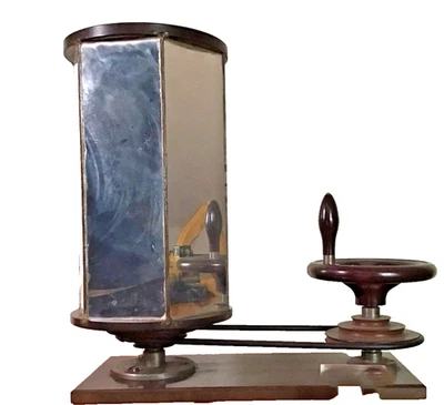 Instrument scientifique - Miroir tournant XIX -ème - Photo 1/4