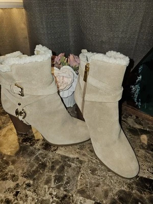 Michael Kors Women's Ankle Boots Size 6.5M, Brown Leather, Laces - Image 1 of 4