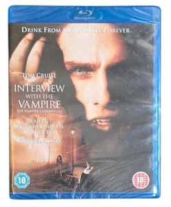 Interview With A Vampire Movie Blu-ray Tom Cruise, Brad Pitt BRAND NEW ~ SEALED - Picture 1 of 2