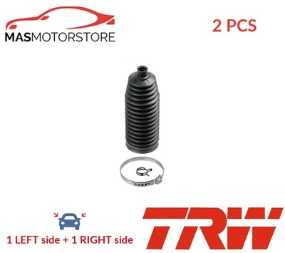 BELLOWS STEERING RACK BOOT PAIR SET TRW JBE396 2PCS P FOR RENAULT LAGUNA III - Image 1 of 4