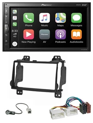 Pioneer USB MP3 DAB 2DIN Bluetooth Autoradio für Hyundai H1 (08-15) - Bild 1 von 4