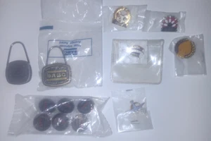 NEW Lot of 13 Vintage Bowling ABC / 200 Club WIBC Keychain Bag Tags & Pins - Picture 1 of 11