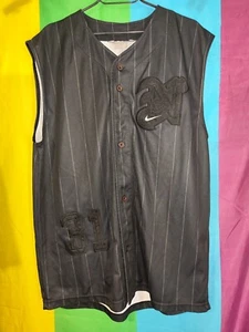 Vintage Nike Y2K baseball jersey vest mens size L - Picture 1 of 10