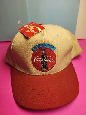 Sombrero Coka Cola 1996 Snapback 100 % lona algodón nuevo con etiquetas Foto 1 de 4