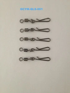 Carp fishing Terminal Tackle Black Great quality size 8 quick link swivels QLS#8 - Picture 1 of 1
