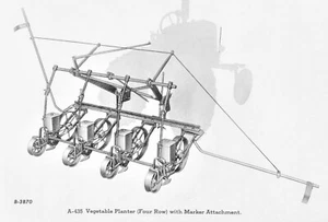 IH McCormick-Deering A-435 & A-635 Vegetable Planter Owner's Manual Parts SuperA - Picture 1 of 8