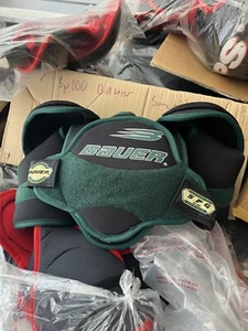 NEW NOS BAUER IMPACT M/M ICE HOCKEY SHOULDER PADS ~ SIZE: ADULT Med. - Picture 1 of 1