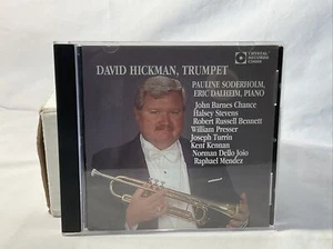 David Hickman, Trumpet with piano accompaniment CD Crystal Records - Picture 1 of 3