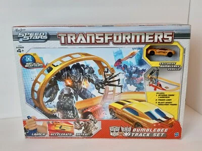 Transformers Speed Stars Bumblebee Track Set 2010 Hasbro Optimus Prime NEW  - Image 1 of 4