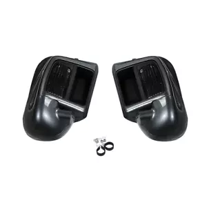 Lower Vented Fairings Fits For Harley Touring 2014-up Black Geometric Shape Fade - Foto 1 di 1