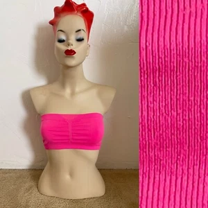 Charlotte Russe PINK Tube Top Style BRALETTE Size Small - Picture 1 of 8