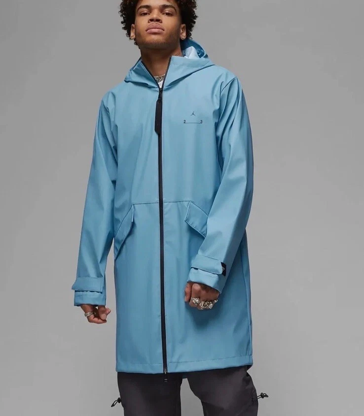 Nike Jordan 23 Engineered Trench Jacket Light BLue DV7691-427 Men’s Size XXL