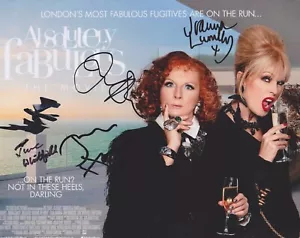Joanna Lumley, Saunders, Whitfield & Horrocks HAND signed 8x10 Foto Autogramm - Bild 1 von 1