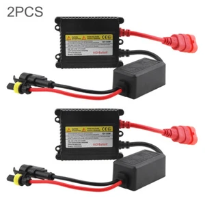 2pcs DC 12V Super Slim HID Ballast Ballast Kit for H1 H3 H7 H8 H9 H11 9005 9006 - Picture 1 of 10