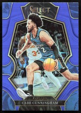 2022-23 Panini Select Blue Prizm Cade Cunningham Oklahoma State Cowboys #65