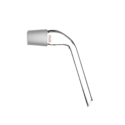 24/29,Glass Distilling Adapter With Male Join,105 Bent,Laboratory Glassware - Image 1 of 4
