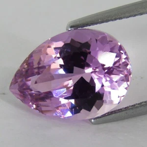 Gema de colección 9,14 quilates natural única rosa caliente kuncita 12,6 x 11 mm forma de pera - Imagen 1 de 2