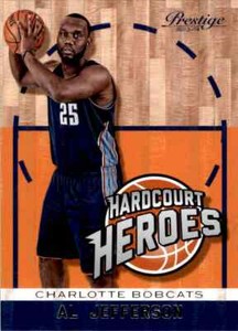 2013-14 Panini Prestige Al Jefferson Charlotte Bobcats #9 Hardcourt Heroes