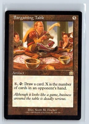 (2X) Bargaining Table – Mercadian Masques – MTG Magic the Gathering Card - Image 1 of 4