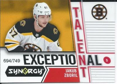 2018-19 Upper Deck Synergy JAKUB ZBORIL Rookie Exceptional Talent 694/749   - Image 1 of 2
