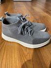 Fitflop Shoes Women's 7 Gray Uberknit High Top Lace Up Athletic Walking Sneakers