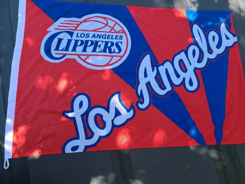 LA Clippers Flag Los Angeles 2013 NBA Brand Cover