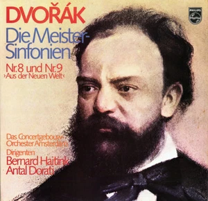 2LP DVORAK Symphonies 8 & 9 HAITINK DORATI Concertgebouw PHILIPS Red/Silver NM - Picture 1 of 3