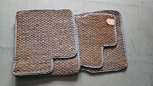 Fußmattensatz Fiat 1100 Neckar grau/weiß Kokosfußmatten Kokosfußmattensatz - Imagen 1 de 2