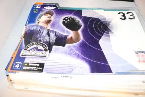McFarlane Backing Poster Larry Walker #33 Colorado Rockies Cover