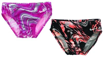 Costume da bagno Nike Amp Surge Swim Slip ragazzo NESS8037 Performance prezzo al dettaglio consigliato $40 - Immagine 1 di 4