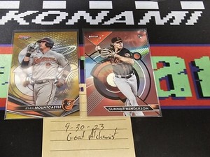 Gunnar Henderson /75 (RC) Rose Gold Refractor 2023 Topps Finest Ryan Mountcastle