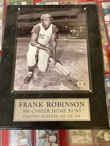 Frank Robinson Signed Ltd Edition Photo #301/586 Beckett Holo/Scoreboard NICE! - Picture 1 of 3