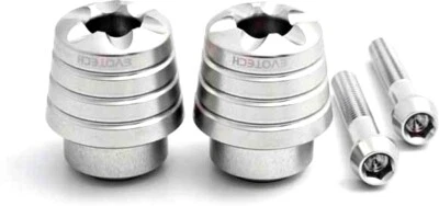 Contrappesi Manubrio Evotech Ergal per Honda CBR 600 RR 2003 2004 2005 2006 2007 - Immagine 1 di 4