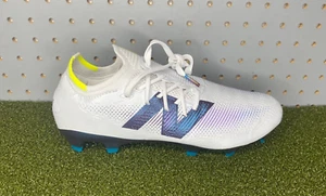 New Balance Furon Pro FG V7+ White Soccer Cleats Size: Mens 9 2E Wide Womns 10.5 - Picture 1 of 8