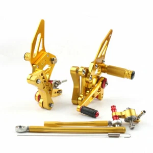 Rearset Rear set for Ducati 848 1098 1098S 1098R 1198,Gold - Picture 1 of 4