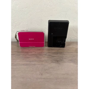 Sony Cybershot DSC-T2 Hot Pink Digital Camera with Battery and Charger TESTED - Picture 1 of 11