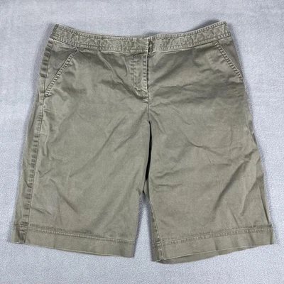 Tommy Bahama Pantalones Cortos Mujer 8 Informales Chino Frente Plano Caminar Clásico Verano Foto 1 de 4